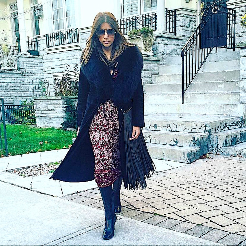 TANNERY ROW Vintage Suede and Fur Jacket